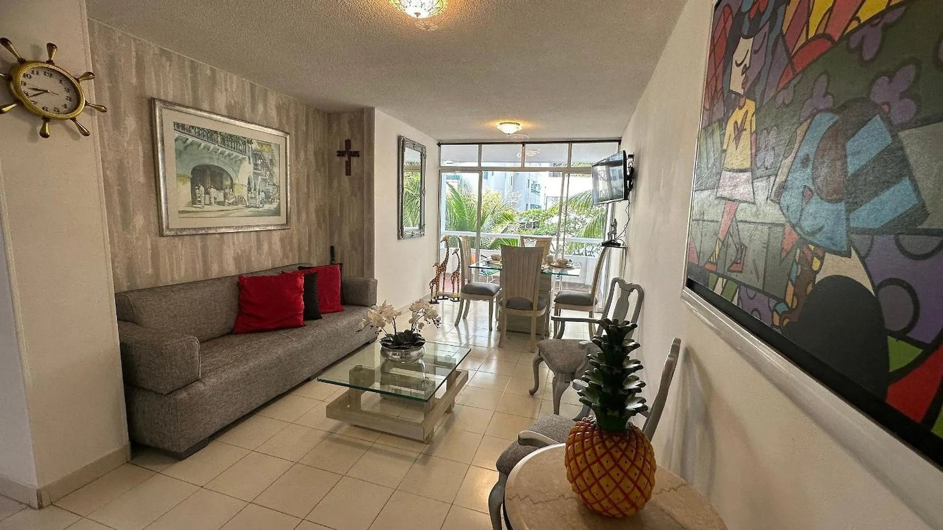 아파트 Amplios Apartamentos Con Salida Directa Al Mar En Laguito Cartagena 콜롬비아